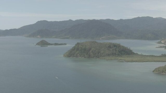 Beauty Aerial Footage Puncak Mandeh Pesisir Selatan, West Sumatra, Indonesia 4k Drone Video Cinelike Color Profile 