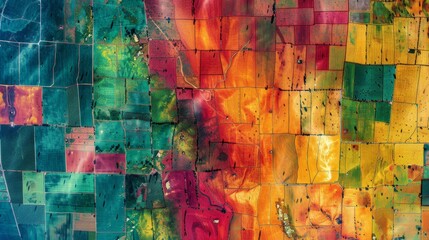 Satellite imagery analysis for identifying bioenergy crop areas, showing how tech aids in sustainable farming practices