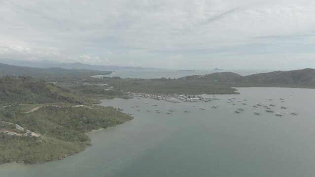 Beauty Aerial Footage Puncak Mandeh Pesisir Selatan, West Sumatra, Indonesia 4k Drone Video Cinelike Color Profile 
