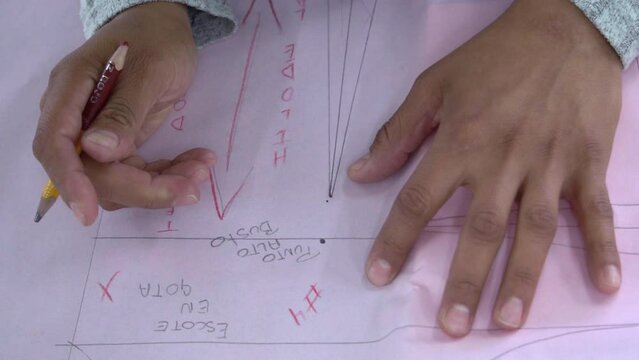 corte y confecci&oacute;n cenital manos