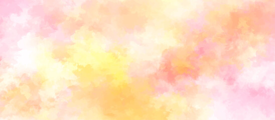 abstract colorful background with bokeh .Delicate sepia background with paint stains watercolor texture .subtle watercolor pink yellow blue gradient illustration.