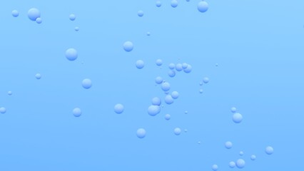 3d rendering background with floating bubbles. Abstract wallpaper. Dynamic wallpaper. Modern cover design. 3D illustration.