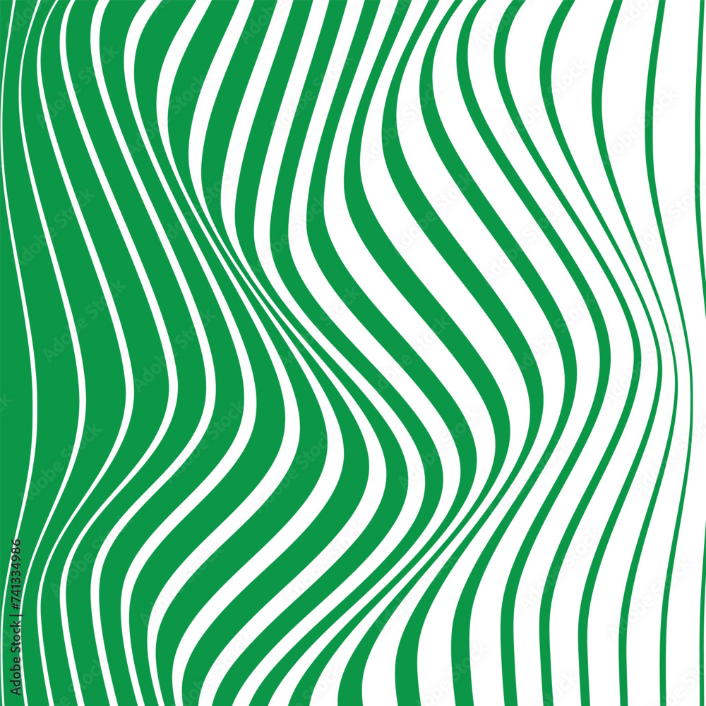 Poster abstract geometric line wave pattern vector illustration.