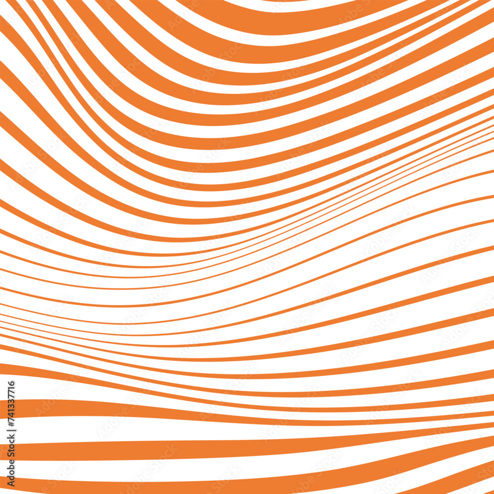 Poster abstract geometric line wave pattern vector illustration.