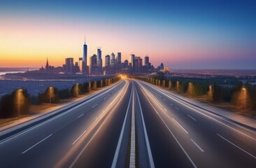 Obraz premium traffic in the city