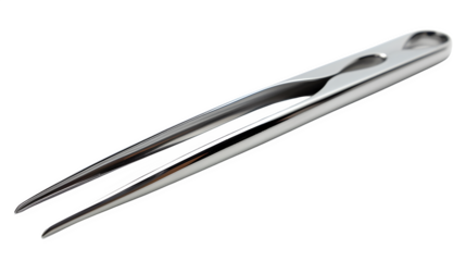Tweezer Placed on Transparent Background, Hand Edited Generative AI