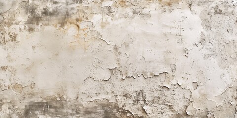 Obraz premium Aged cement wall with a vintage cracked stone design and a smooth polished surface, creating a clean and rustic look for construction and design projects.