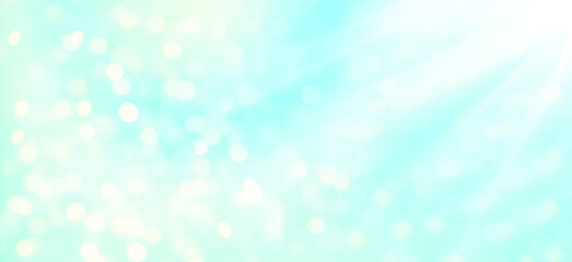 Defocused Light. Spring Background. Summer Background. Burst of light with sparkles.