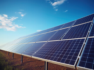 Photovoltaics in solar power station energy from natural
