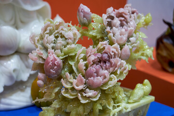 Chinese traditional cabbage jade carving
