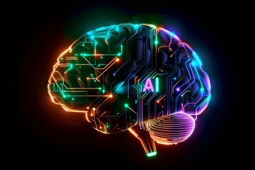 AI Brain Chip ram disk software. Artificial Intelligence badge mind euv axon. Semiconductor dlpfc circuit board virtual private network