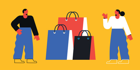 Summer sale discount. Can be used for gift voucher, poster, social media advertising and covers. Vector