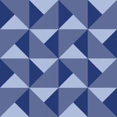 Seamless geometric wallpaper featuring a tessellating pattern of colorful triangles