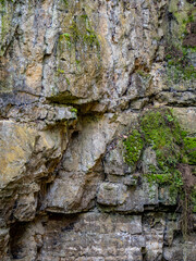 Gesteinsschichten im Muschelkalk