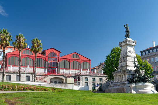 Ferreira Borges market an emblematic landmark of iron architecture in Porto first opened in 1885, Portugal