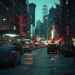 Fototapeta premium city at night