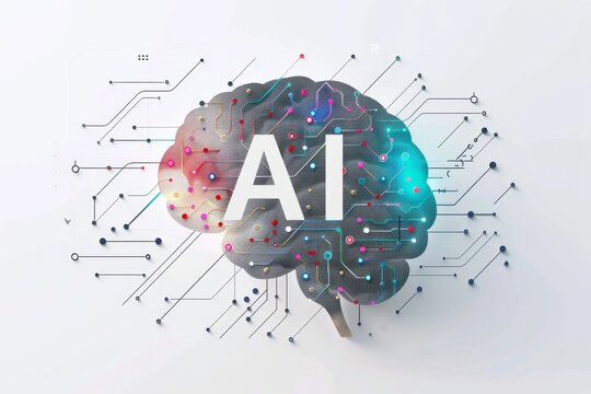 AI Brain Chip brainwave computing. Artificial Intelligence acetylcholine mind midbrain axon. Semiconductor visionary philosopher circuit board ci