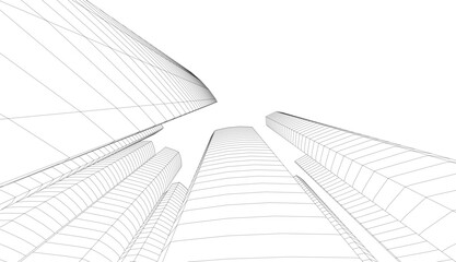 Fototapeta premium abstract architectural background
