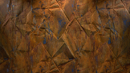 Bended Rusty Metal Sheet Background Texture 4k