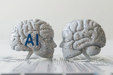 AI Brain Chip document indexing. Artificial Intelligence cloud data migration mind ai alignment axon. Semiconductor imaginative circuit board docker