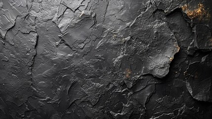 This image presents a uniquely textured black background, evoking a sense of abstract artistry. The style is akin to a decayed wall, suitable for dramatic visual narratives in design