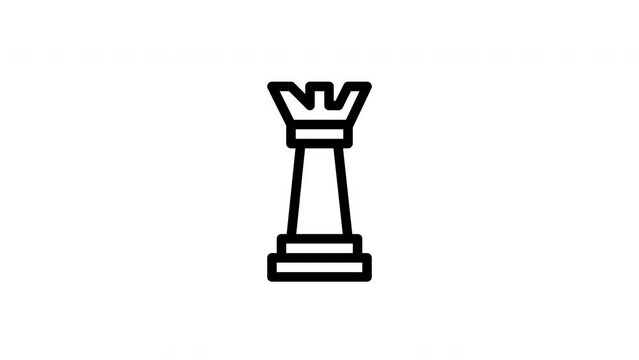 Chess animation icon with alpha channel