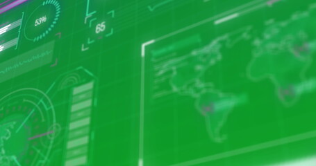 Image of data processing on interface