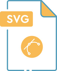 SVG File format minimal icon outline