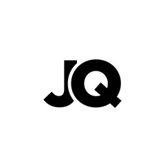 Letter J and Q, JQ logo design template. Minimal monogram initial based logotype.