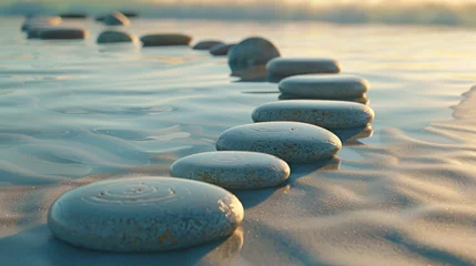 Tuinposter Zen stones © khan