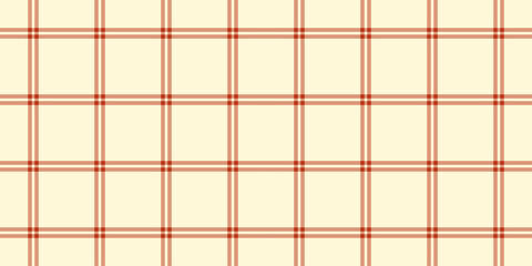 Customer background check vector, 1940s pattern fabric plaid. Tweed tartan texture textile seamless in orange and cornsilk colors.