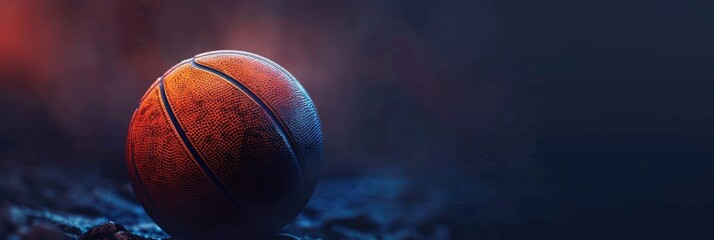 Basketball in a major sporting event. Generative Ai. - obrazy, fototapety, plakaty
