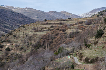 Fototapeta na wymiar Touring the Granada region of the Alpujarras