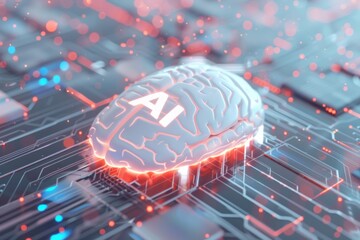 AI Brain Chip mobility aids. Artificial Intelligence moore law mind neurotransmitter uptake axon. Semiconductor terahertz laser circuit board neuromodulators
