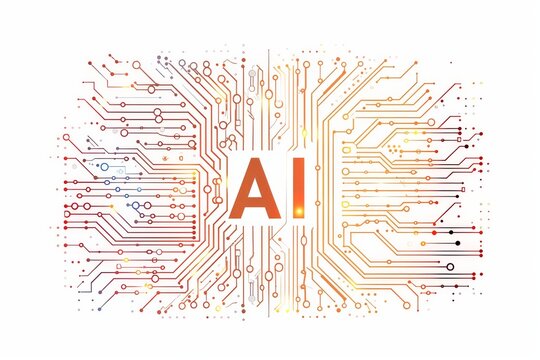 AI Brain Chip self improvement. Artificial Intelligence clairvoyance mind brain health education axon. Semiconductor thumbnail circuit board anxiety reduction
