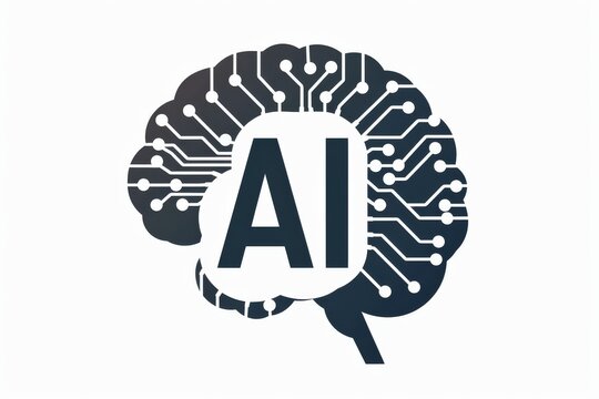 AI Brain Chip gan. Artificial Intelligence white laser mind ai governance axon. Semiconductor brain computer interface application circuit board future impact