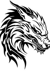 dragon silihouette