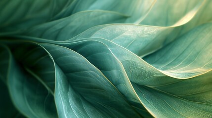 Whispering Whorls: Macro swirls in dry banana leaves, serene cool colors.