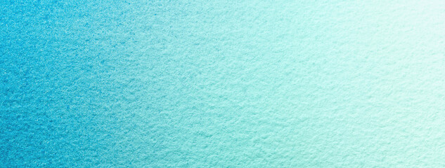 Abstract art background light turquoise and blue colors. Watercolor painting with cerulean gradient.