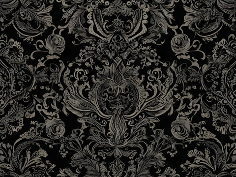 batik background with the dominant color black
