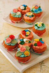 Cupcakes garden.