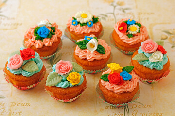 Cupcakes garden.