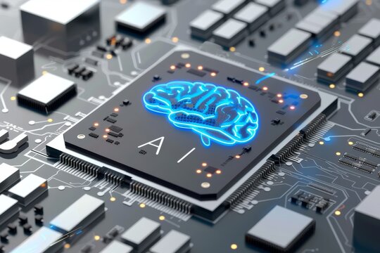 AI Brain Chip isa. Artificial Intelligence learning agility mind parallel computing axon. Semiconductor ai assisted diagnostics circuit board rabin karp algorithm