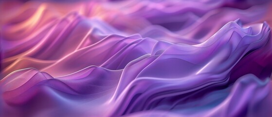 Obraz premium Blissful Banana Blend: Blissful blending of violet and sunrise colors in leaf texture.