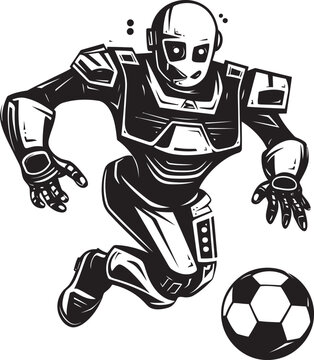 RoboRush Humanoid Robots Charge into Football