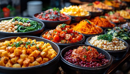 Obraz premium food background