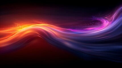 Obraz premium Luminous lines of light in the background. Abstract background. Background, texture. Generated by artificial intelligence. 