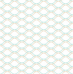 Pattern design background of simple, abstract, geometric curved lines. Pattern graphic used for wallpaper, tile, fabric, textile, interior.