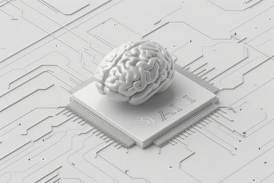 AI Brain Chip online meetings. Artificial Intelligence internet security mind rapid pcb prototyping axon. Semiconductor motivation circuit board behavioral neurology