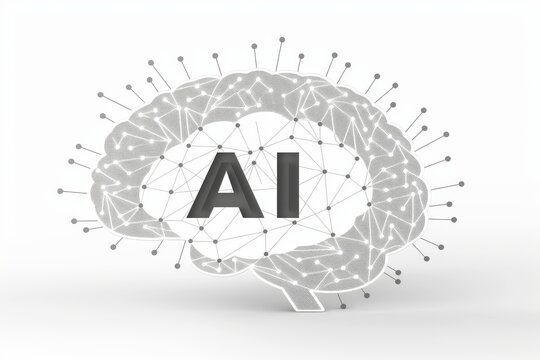 AI Brain Chip ai skills. Artificial Intelligence circuit traces mind axon degeneration pathways axon. Semiconductor digital governance circuit board photolithography